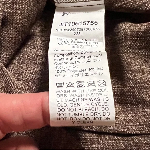 NWT Emery Rose Two Piece/ Brown Vest and Pants Set Size L - Picture 6 of 16